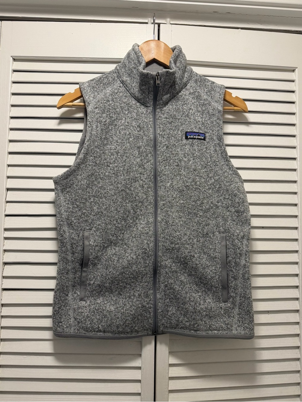 Patagonia Heather Gray Women's Fleece Vest